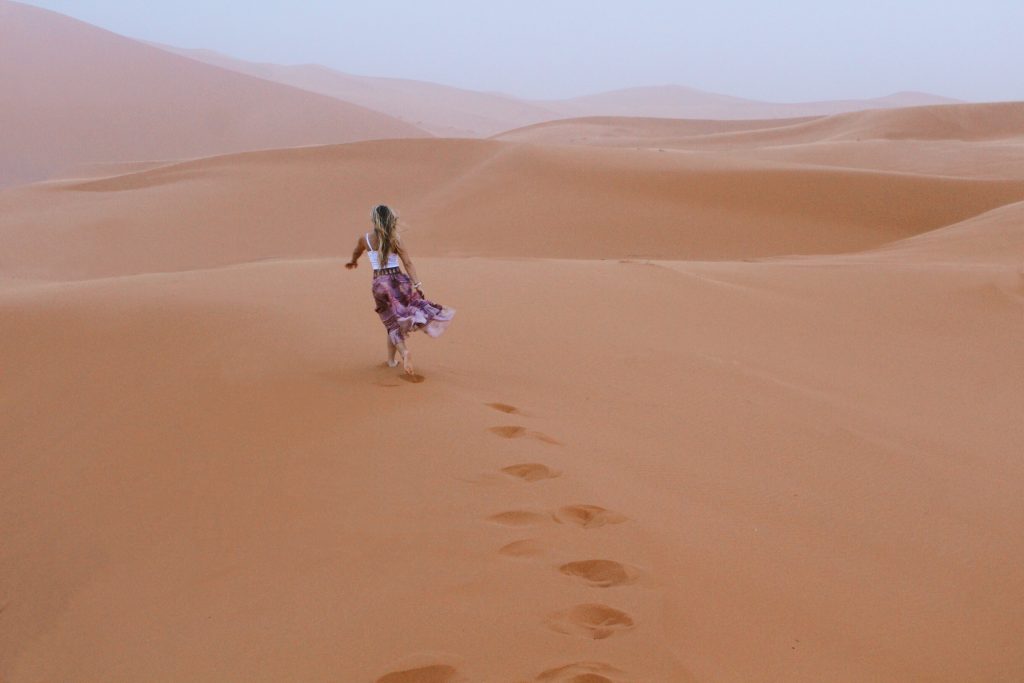 Sahara footprints